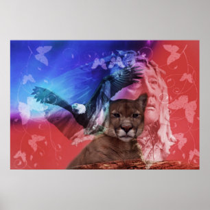 Native Indian Chief Poster