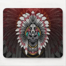 Native Indian Chief Skull