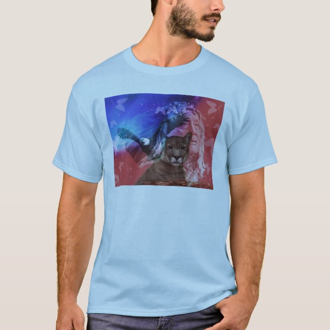 Native Indian Chief T-shirt (Framsida)