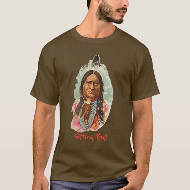 Native Indian Chief T Shirt (Framsida)