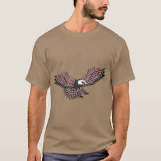 Native Indian Eagle Totem Art Northwest T Shirt