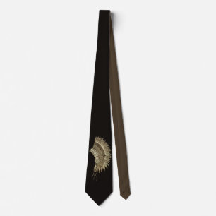 Native Indian Headdress, Shades of Brown Slips