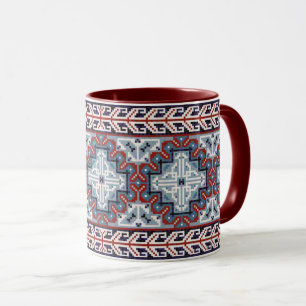Native Indian Navajo Mönster Mugg
