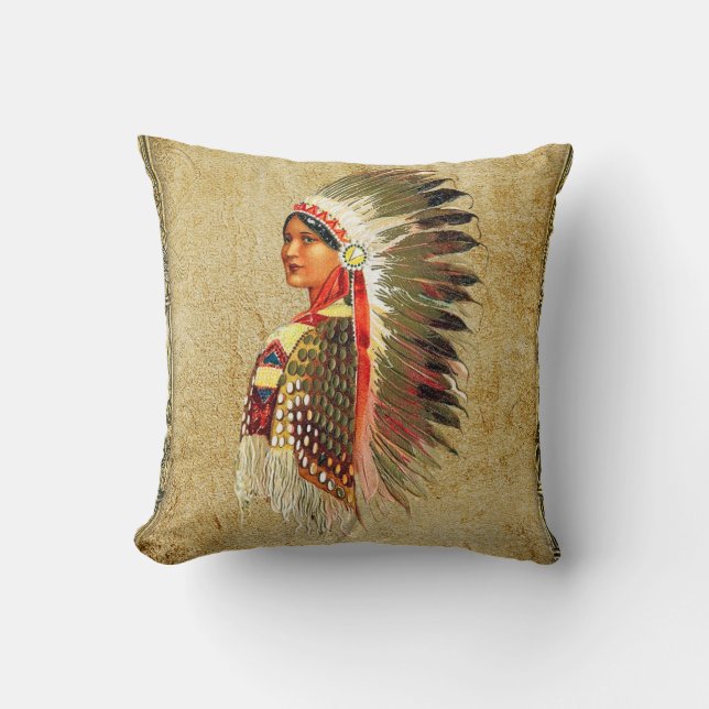 Native Indian Princess Kudde (Framsida)