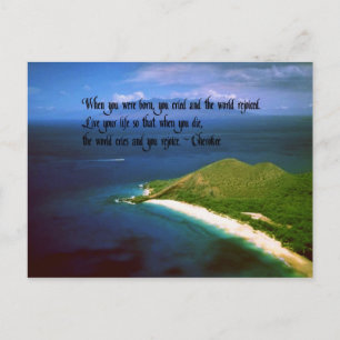 Native Indian Proverb Vykort