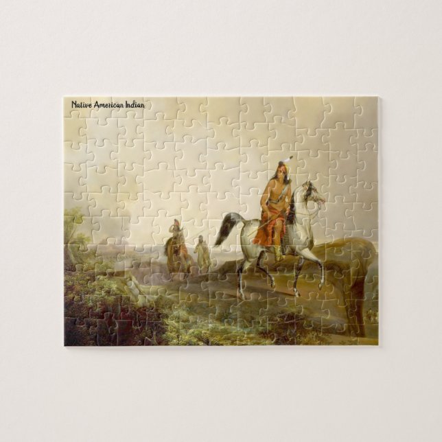 Native Indian Pussel (Horisontell)
