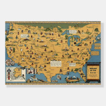 Native Indian sydöstra Karta