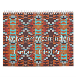 Native Indian Tribal Mönster Art Kalender