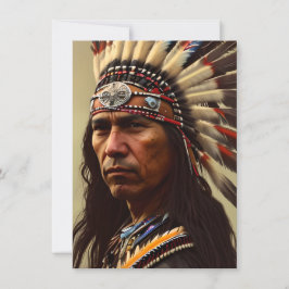 Native Indian Warrior Tack Kort