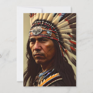Native Indian Warrior Tack Kort