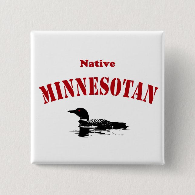 Native Minnesotan Knapp (Framsida)