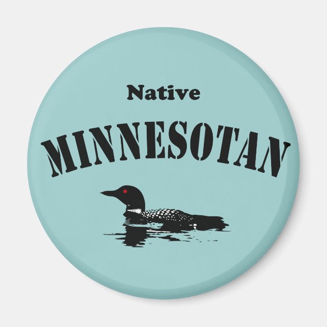Native Minnesotan Magnet (Framsidan)