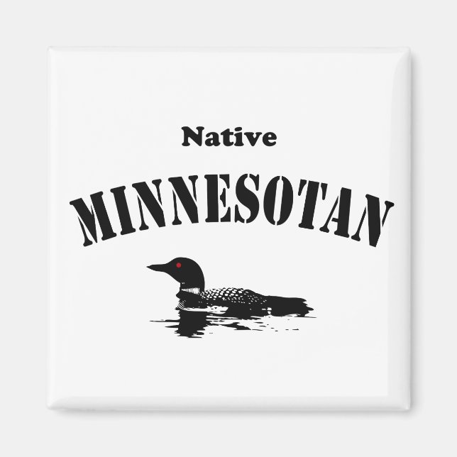Native Minnesotan Magnet (Framsidan)