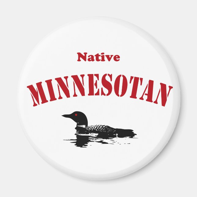 Native Minnesotan Magnet (Framsidan)