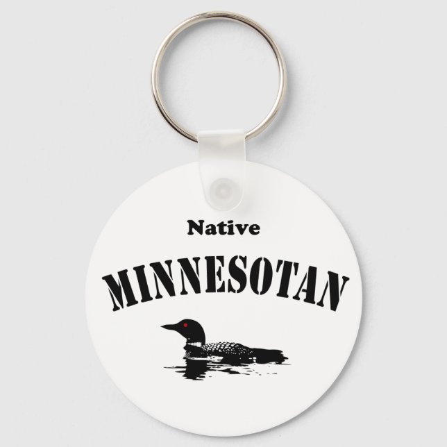 Native Minnesotan Nyckelring (Framsida)
