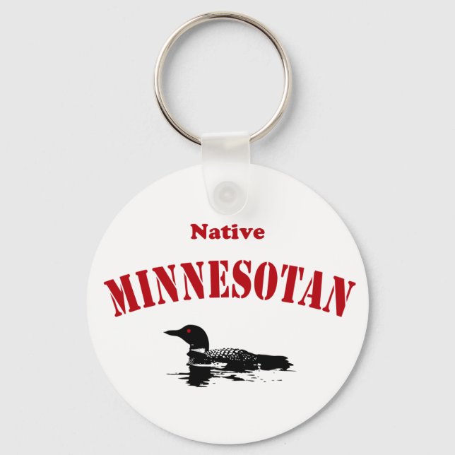 Native Minnesotan Nyckelring (Framsida)