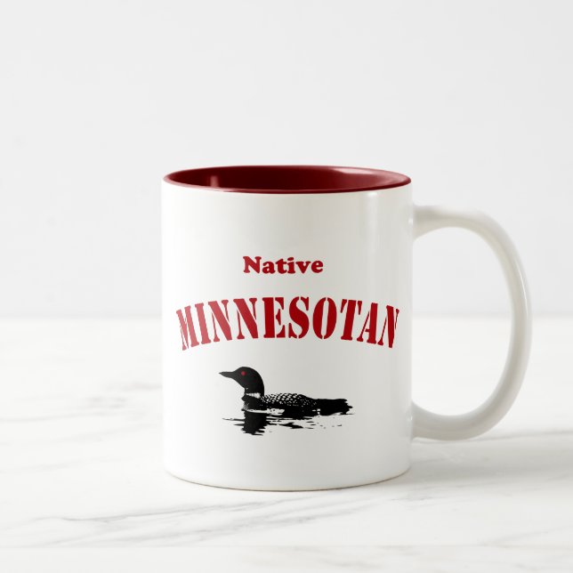 Native Minnesotan Två-Tonad Mugg (Höger)