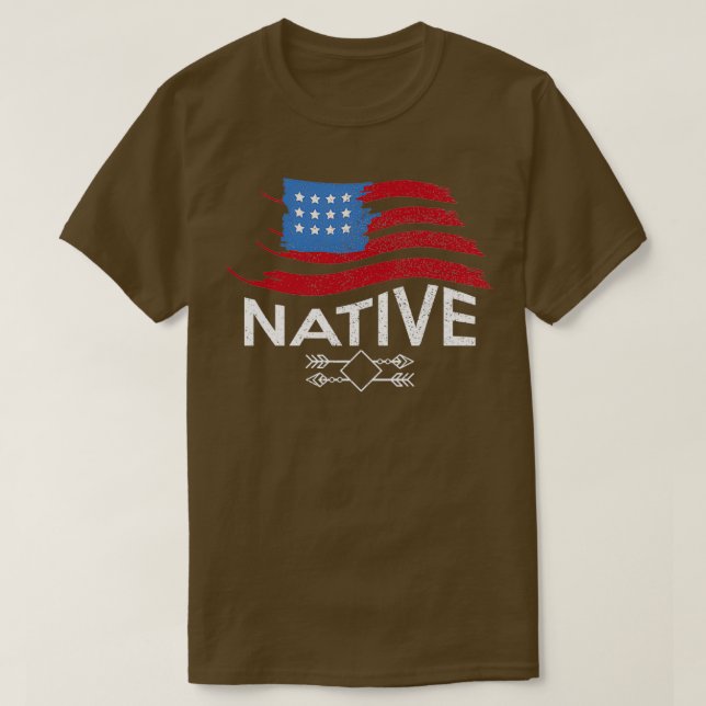 Native Native American (2) T Shirt (Design framsida)