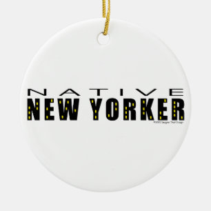 Native New Yorker Julgransprydnad Keramik