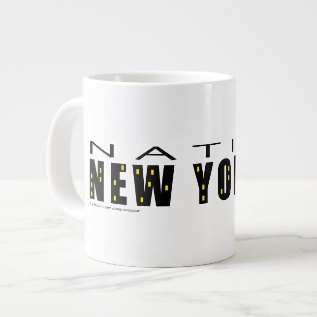 Native New Yorker Jumbo Mugg (Framsida vänster)