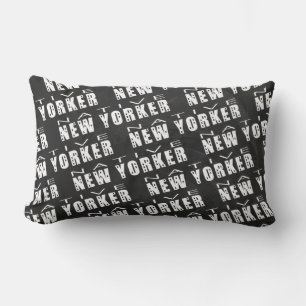 Native New Yorker Mönster Lumbarkudde