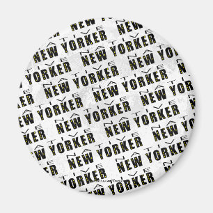 Native New Yorker Mönster Magnet