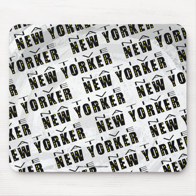 Native New Yorker Mönster Musmatta (Framsidan)