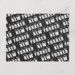 Native New Yorker Mönster Vykort