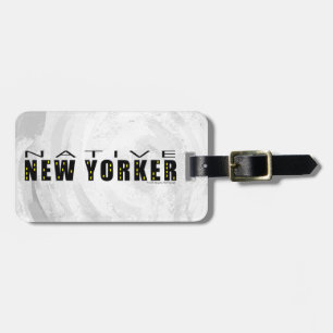 Native New Yorker svart Bagagebricka