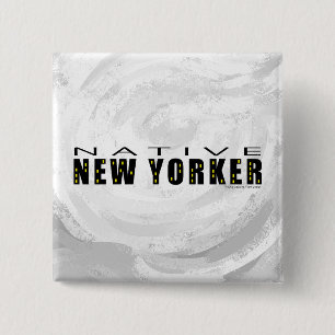 Native New Yorker svart Knapp