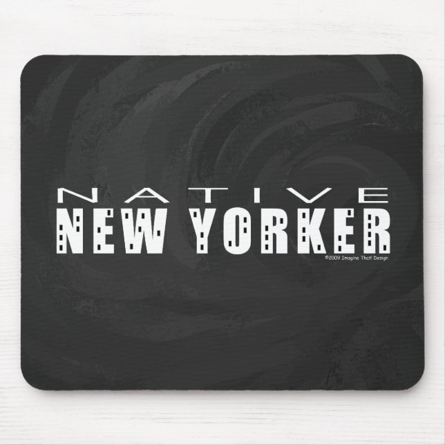 Native New Yorker svart Musmatta (Framsidan)