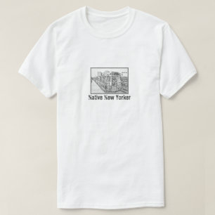 Native New Yorker (Tunnelbanan Edition) - en Miste T Shirt