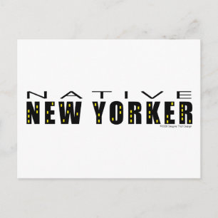 Native New Yorker-vykort Vykort