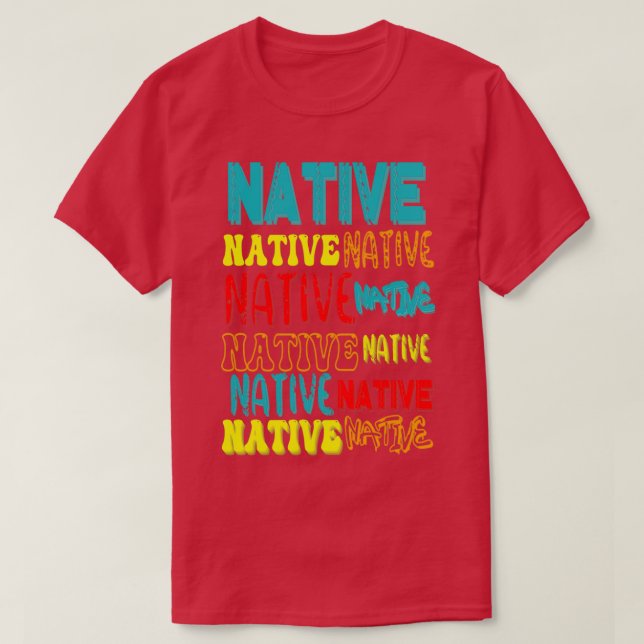 Native Ord Art T Shirt (Design framsida)