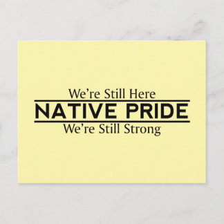 Native Pride Still Here Still Strong Postcards Vykort