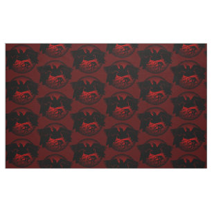 Native Raven Art Fabric Raven Kråka Tribal Fabrics Tyg
