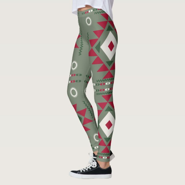 Native Santa Mönster Leggings (Vänster)