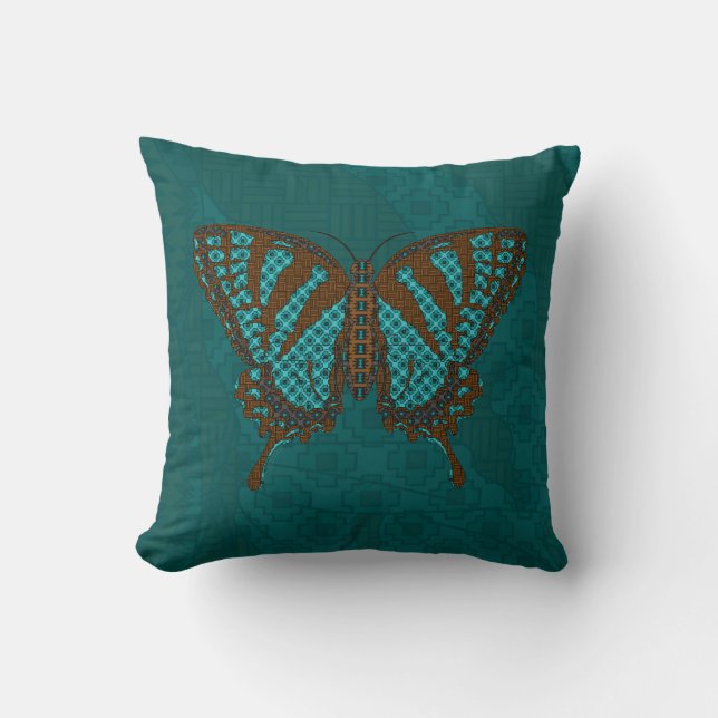 Native Swallowtail Pillow Kudde (Framsida)