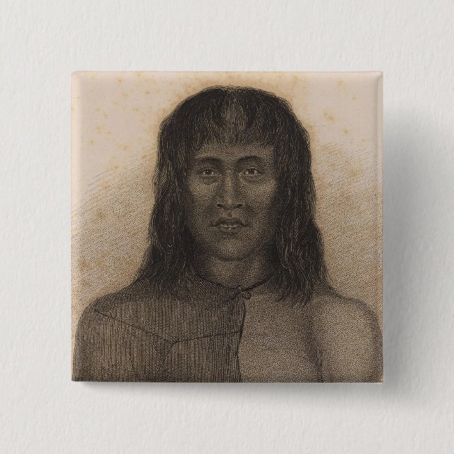 Native, Terra del Fuego, Argentina och Chile Knapp (Framsida)