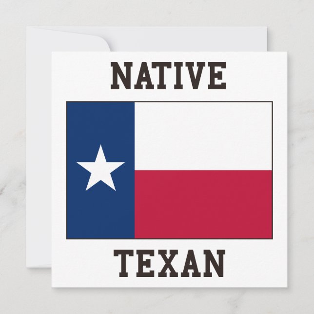 Native Texan Inbjudningar (Framsida)