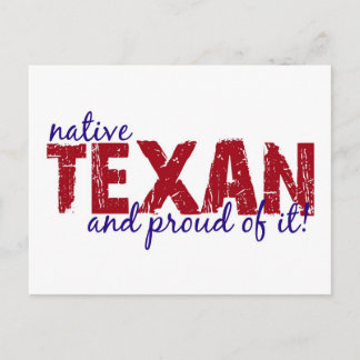 Native Texan Vykort