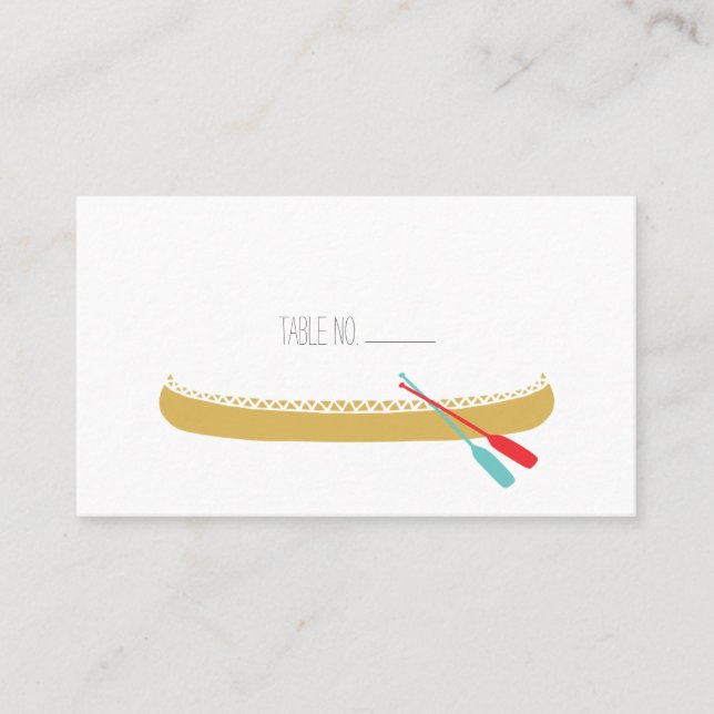 Native ThBäste | Skalkort Placeringskort (Framsida)