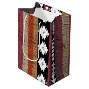 Native Tribal Colorful Linjer Mönster