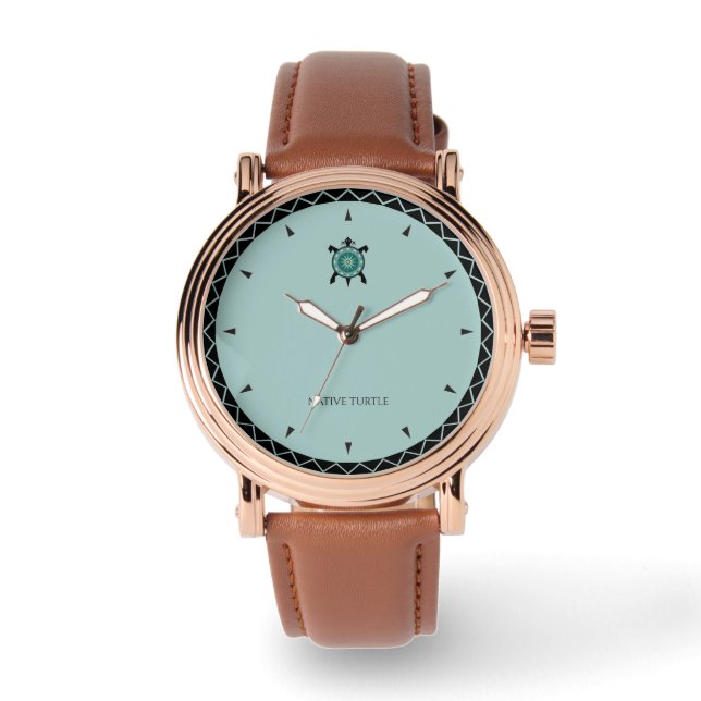 Native Turtle Watch Armbandsur (Framsida)