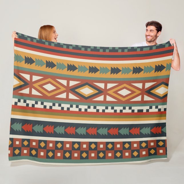 Native Warrior 60x80 Fleece Blanket (På plats)