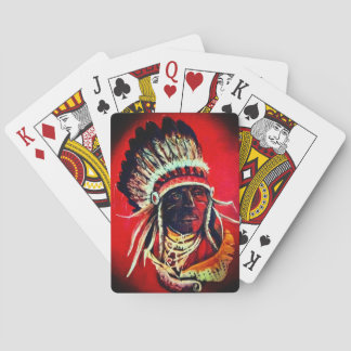 Native Warrior Classic Playing Cards Casinokort
