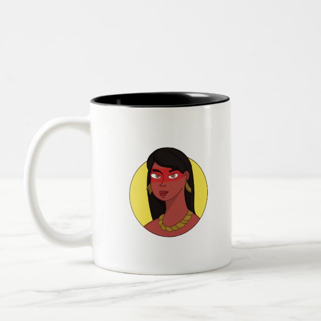 Native Women Två-Tonad Mugg (Vänster)