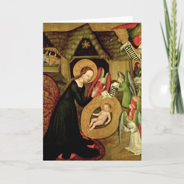 Nativitet, 1425 helgkort (Framsida)