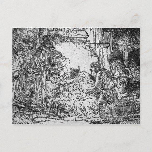 Nativitet, 1654 vykort (Framsida)