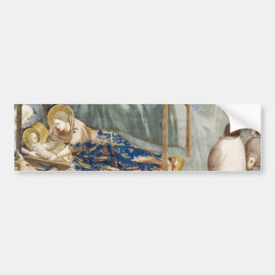 Nativitet (av Giotto) Bumper Sticker Bildekal